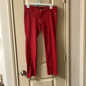 Size Small Red Stretch pants by Cisono